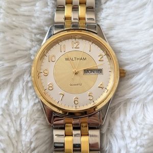 Silver and Gold Waltham Watch (not real)